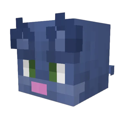 Laefye Minecraft avatar head, 3D render