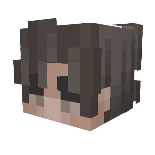 Laelaps__ Minecraft avatar head, 3D render