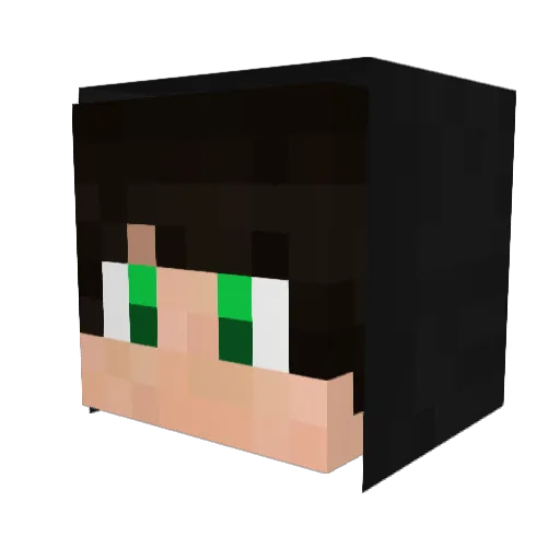 Laemmy22 Minecraft avatar head, 3D render