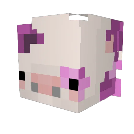Laemon_slice Minecraft avatar head, 3D render