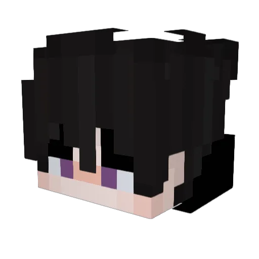 Laevskih Minecraft avatar head, 3D render