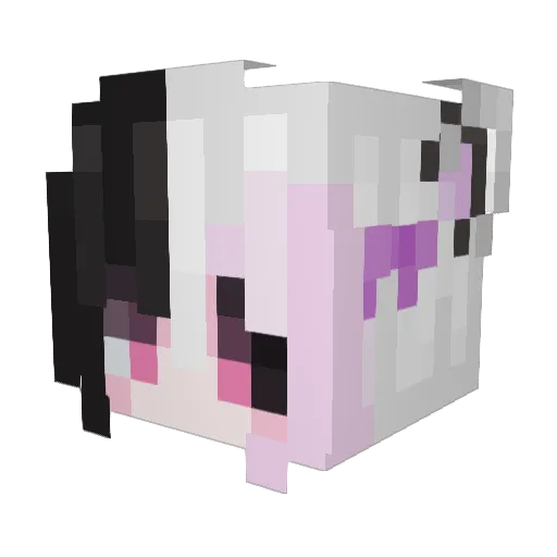 LafiGL Minecraft avatar head, 3D render