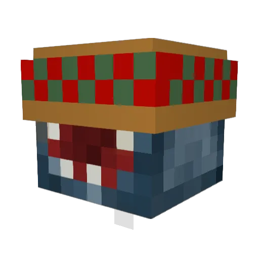 Lag1117 Minecraft avatar head, 3D render
