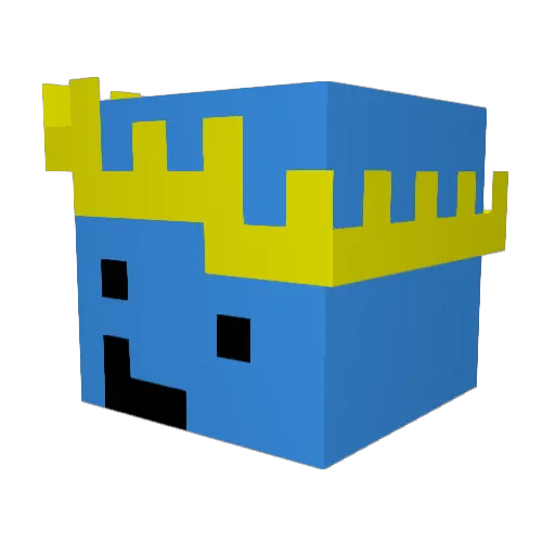 LagBylMajster Minecraft avatar head, 3D render