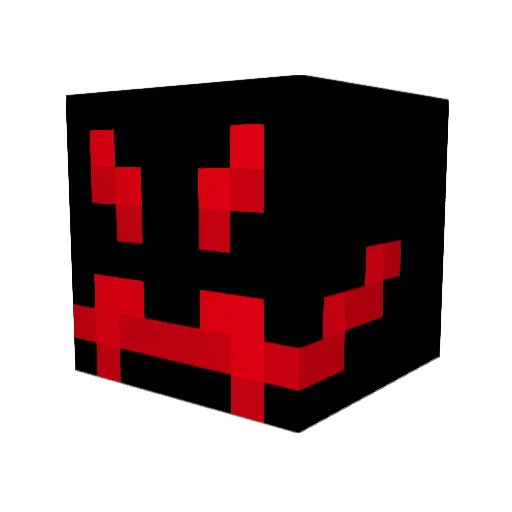 LagSpikeIncoming Minecraft avatar head, 3D render