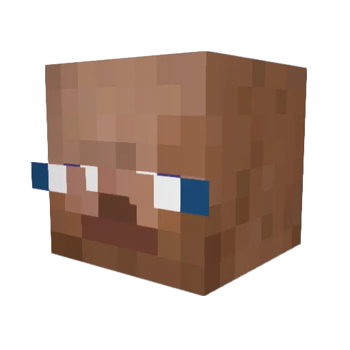 Lag_Lord Minecraft avatar head, 3D render