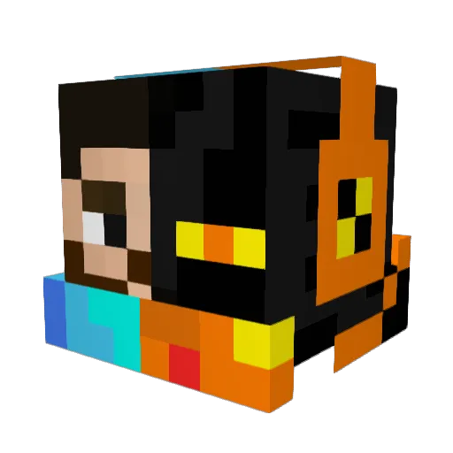 Lag_Lord_789 Minecraft avatar head, 3D render