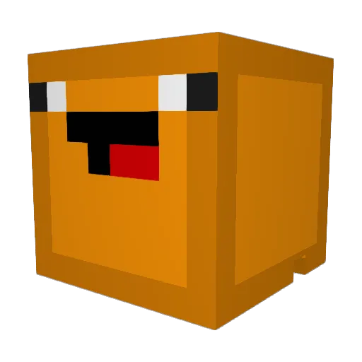 LagaGanon Minecraft avatar head, 3D render