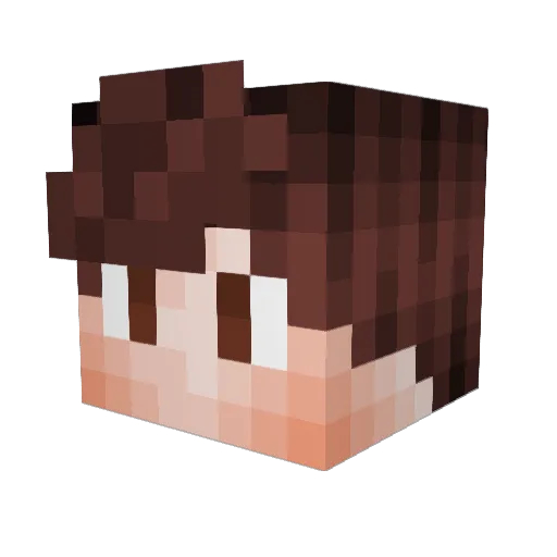 Laggin_24 Minecraft avatar head, 3D render