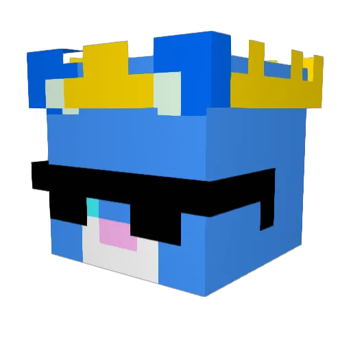 Laggy__Cat Minecraft avatar head, 3D render
