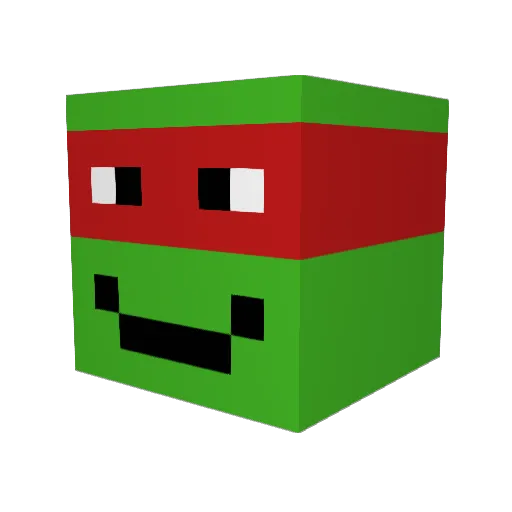 LagisaurusRex Minecraft avatar head, 3D render