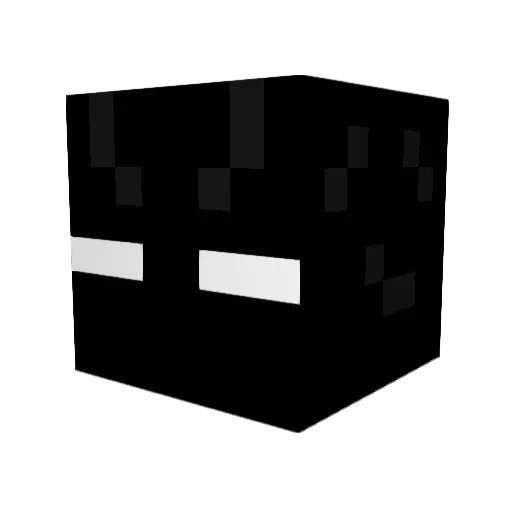 Lagowaz Minecraft avatar head, 3D render