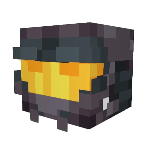 Lagshark2019 Minecraft avatar head, 3D render