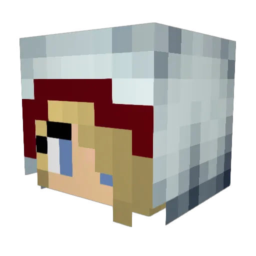 Lahu01 Minecraft avatar head, 3D render