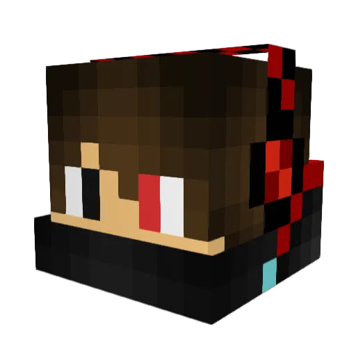 Lai11159 Minecraft avatar head, 3D render