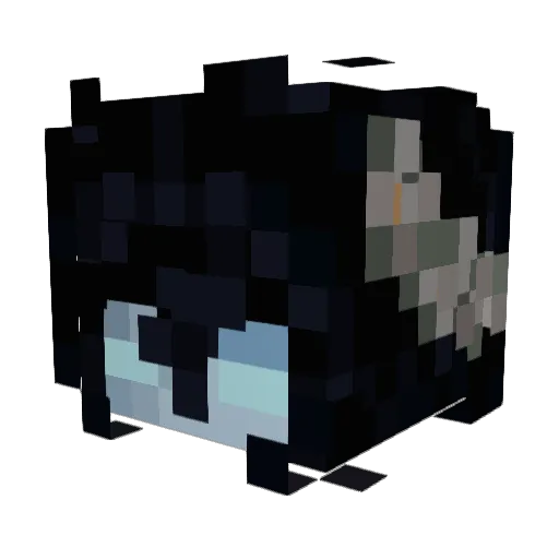 Laiiox Minecraft avatar head, 3D render