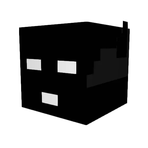 Laiklam96 Minecraft avatar head, 3D render