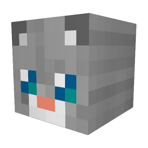 Laila2k Minecraft avatar head, 3D render