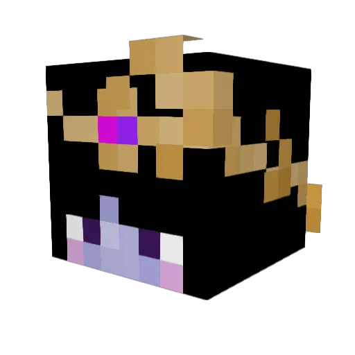 LailaM Minecraft avatar head, 3D render
