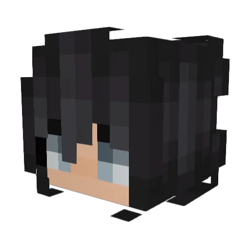 LaimStift Minecraft avatar head, 3D render
