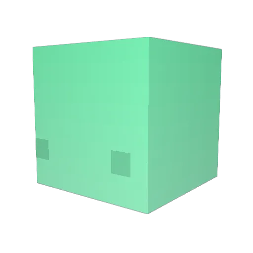 LainWq Minecraft avatar head, 3D render