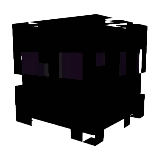 Lain_vms Minecraft avatar head, 3D render