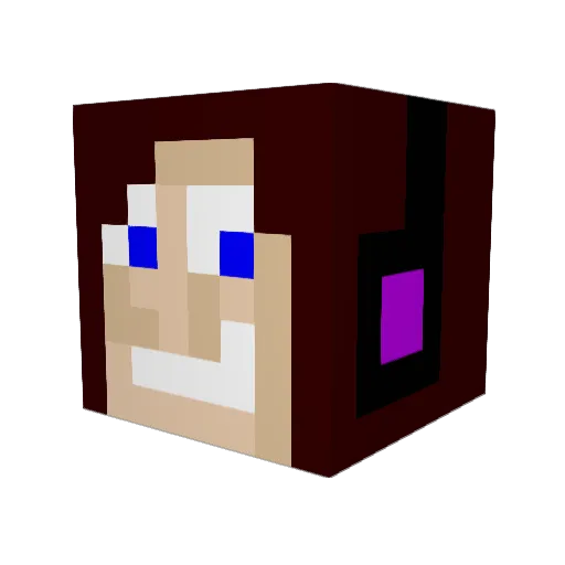 LaineyBug99 Minecraft avatar head, 3D render