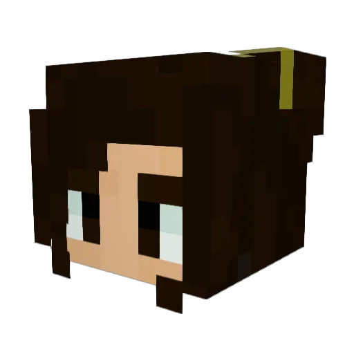 Laipi0 Minecraft avatar head, 3D render