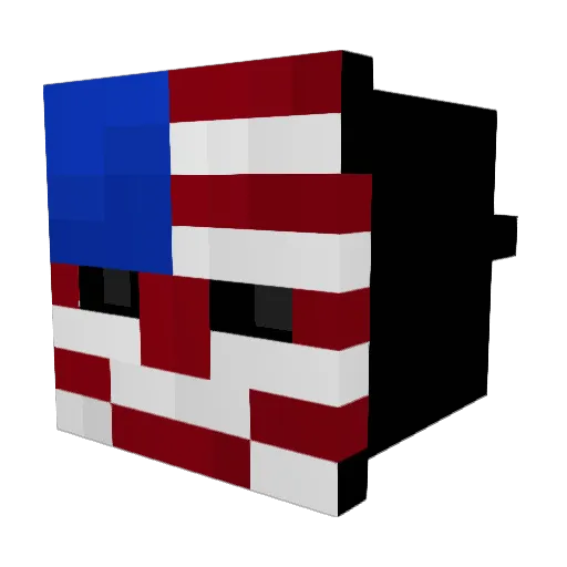 Laird30 Minecraft avatar head, 3D render