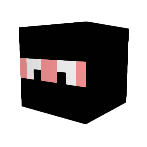 Lairdeth Minecraft avatar head, 3D render