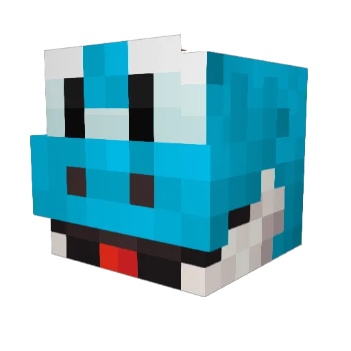 LaironZz Minecraft avatar head, 3D render