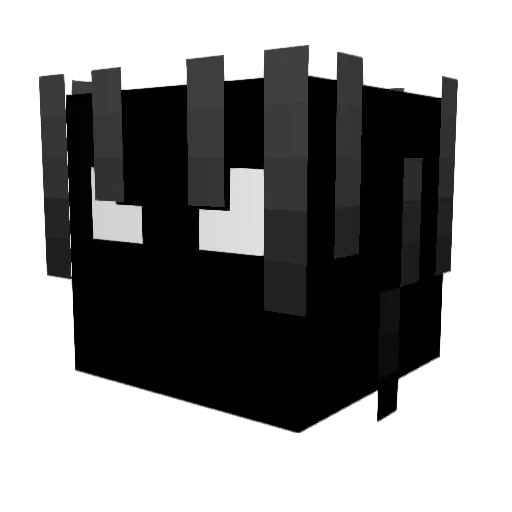 Lait2Coco Minecraft avatar head, 3D render