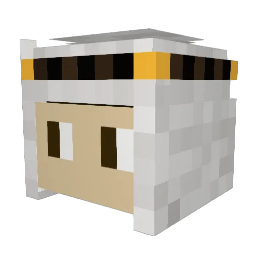 Laith017 Minecraft avatar head, 3D render