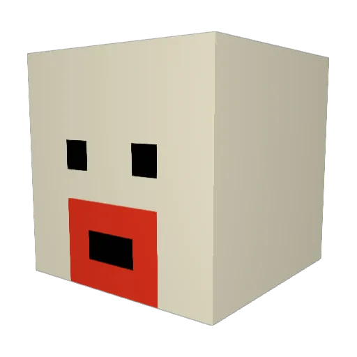 LaithNguyenyo20 Minecraft avatar head, 3D render