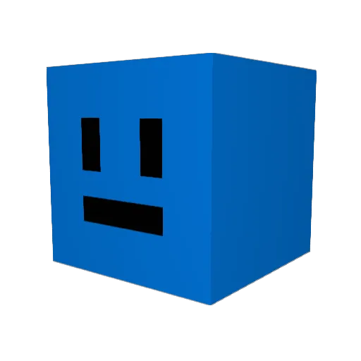 Laizzt Minecraft avatar head, 3D render