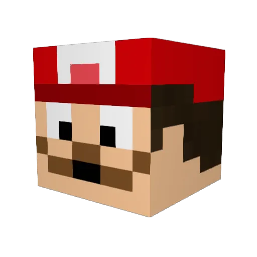 Lajban123 Minecraft avatar head, 3D render