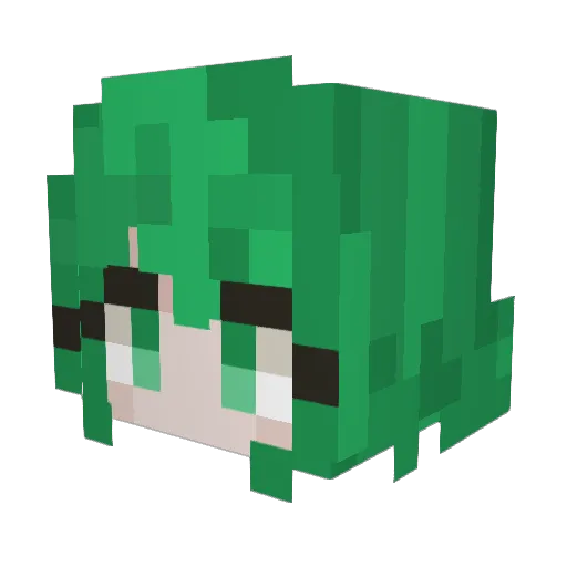 Lajefa0 Minecraft avatar head, 3D render