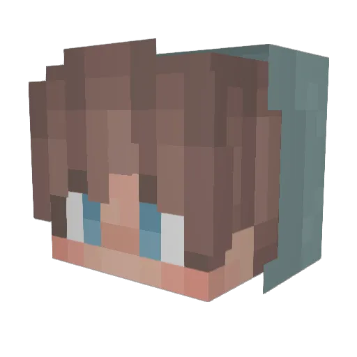 LajnoxJR Minecraft avatar head, 3D render