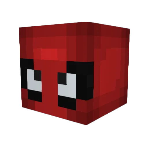 Lajtftw Minecraft avatar head, 3D render