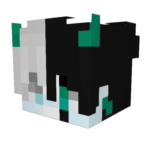 LakEBl4dE Minecraft avatar head, 3D render