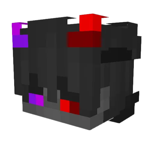 Lakatose Minecraft avatar head, 3D render