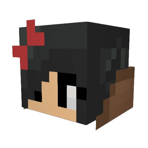 Lakche0219 Minecraft avatar head, 3D render
