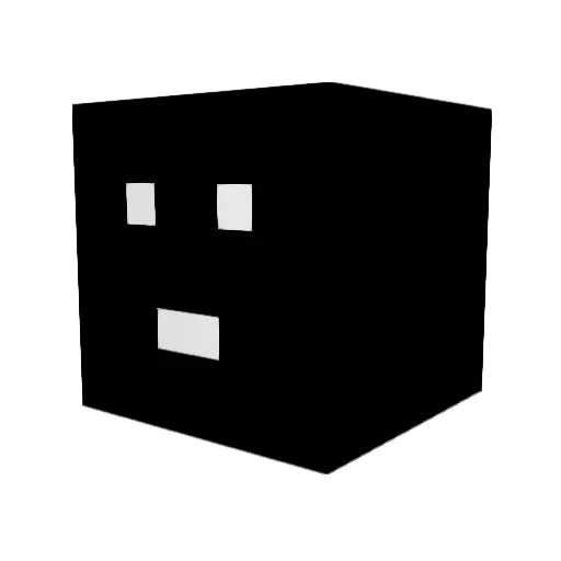 Lakehpvp Minecraft avatar head, 3D render