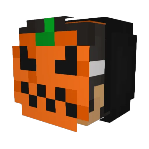 LakeiRoo Minecraft avatar head, 3D render