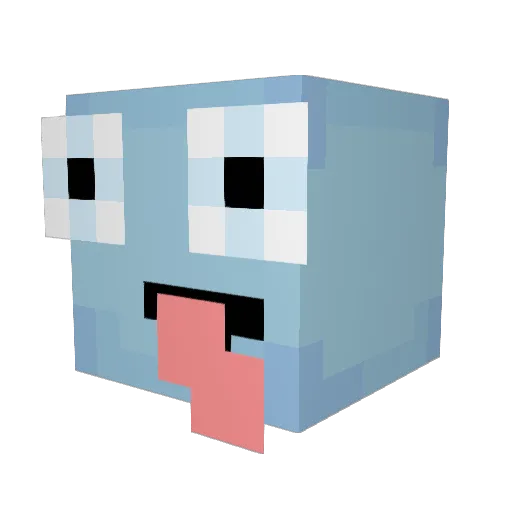 LakeriYT Minecraft avatar head, 3D render