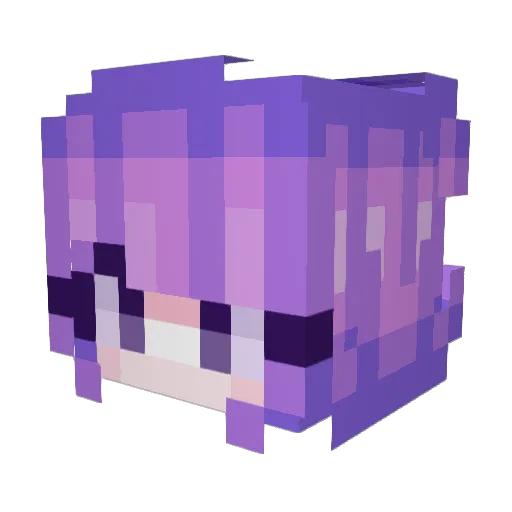 Lakhota Minecraft avatar head, 3D render