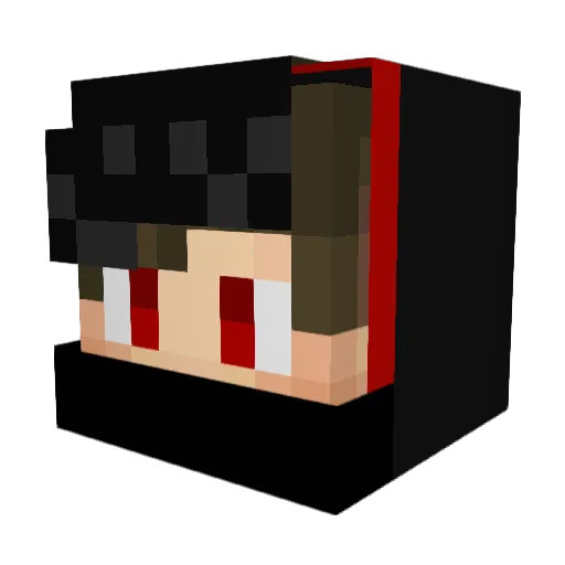 Laki13555 Minecraft avatar head, 3D render