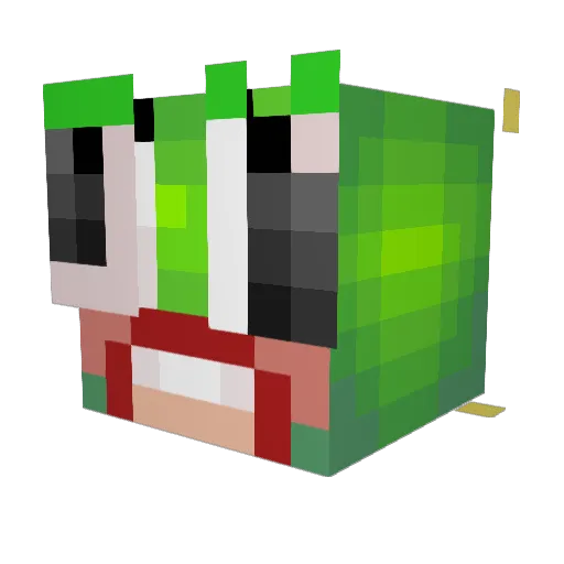 Laksh231 Minecraft avatar head, 3D render