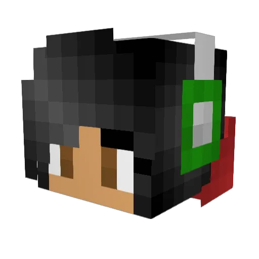 Lalaland765 Minecraft avatar head, 3D render