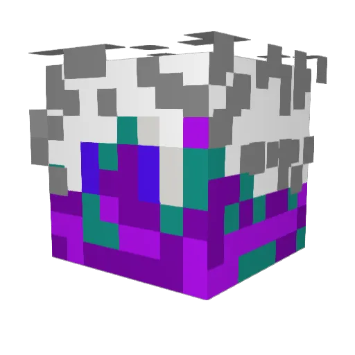 LalaxD18 Minecraft avatar head, 3D render